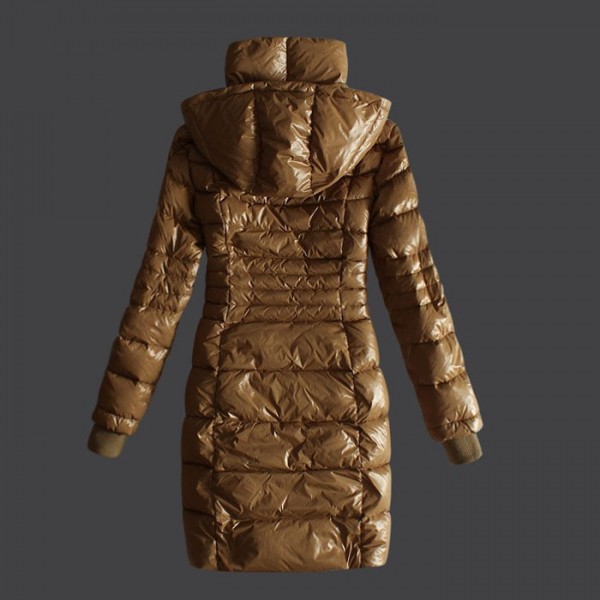 Moncler Fashion marrone Mock Collar caldo Cappotti